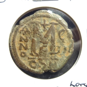 Byzantine Occupation 565-578 AD Large Follis *Justin Sophia *