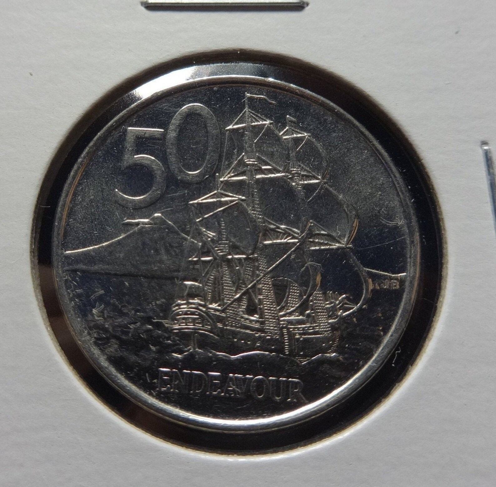 New Zealand 50 Cents 2006 Ship Endeavour | Etsy