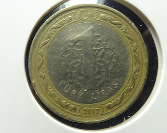 Turkiye 2012 1 Lira * Emblema Nacional *