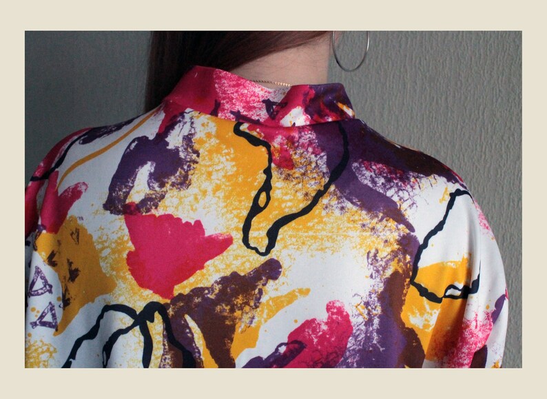 Vintage Multicolor Cycling Biking Jersey Retro Colorful Biking Bicycle T-shirt Tshirt Road Bike Shirt 80s 90s Abstract Vintage Print Tsirt
