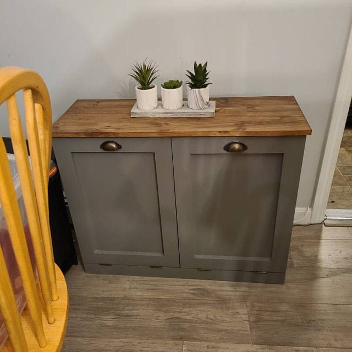 Trash Can Tilt Out Double Trash Can Tilt Out Trash Etsy