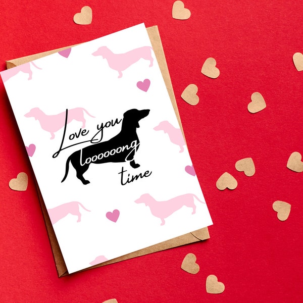 Dachshund Valentines - Etsy
