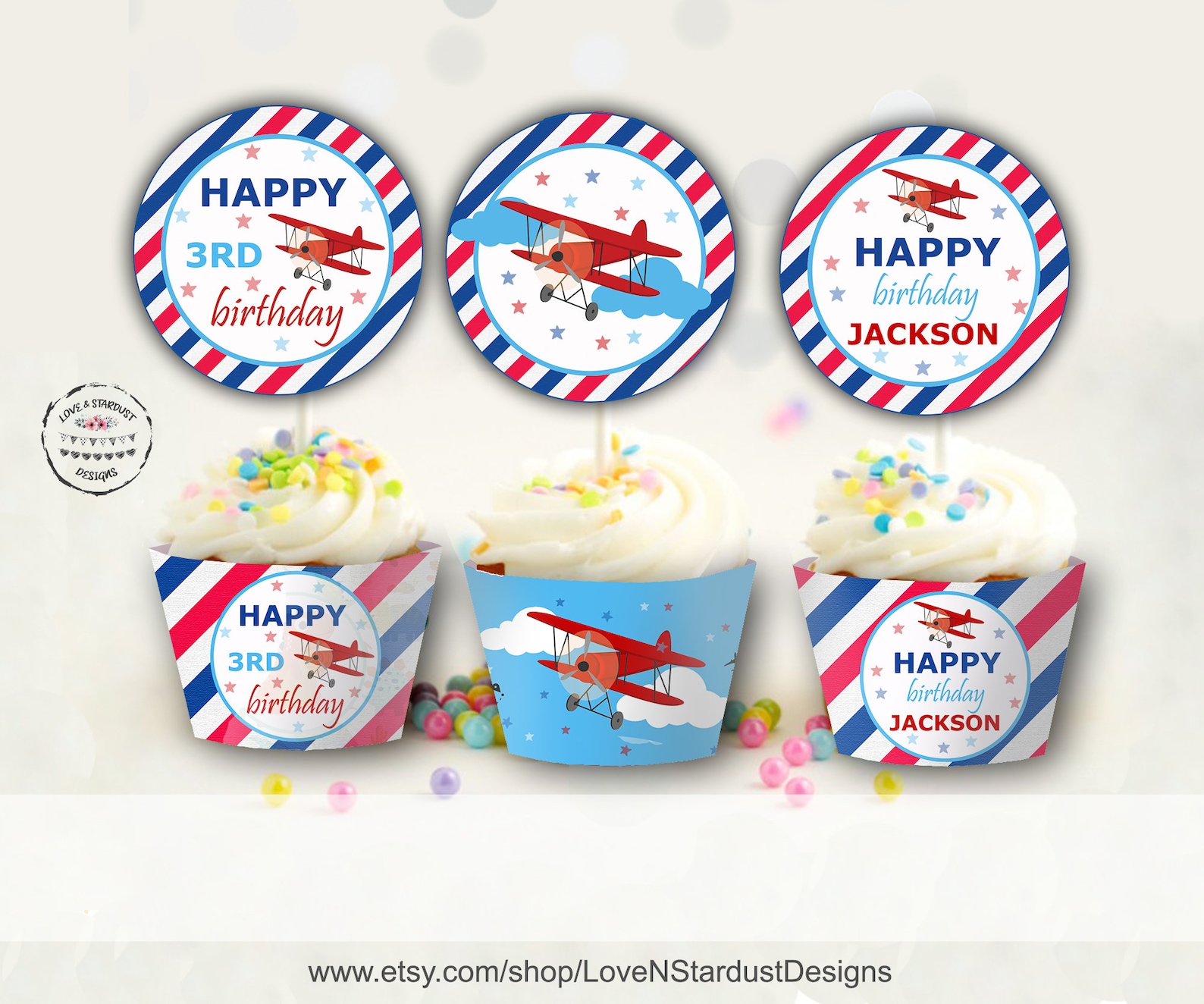 Airplane Chocolate Bar Wrapper, Airplane Candy Bar, Treat Wrapper