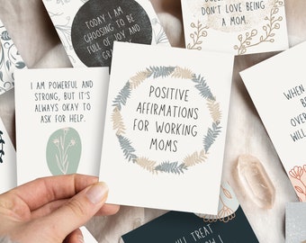 Working mom Affirmation cards, mantras for working busy mom, woman affirmation cards, spiritual rituals for women, motherhood affirmations