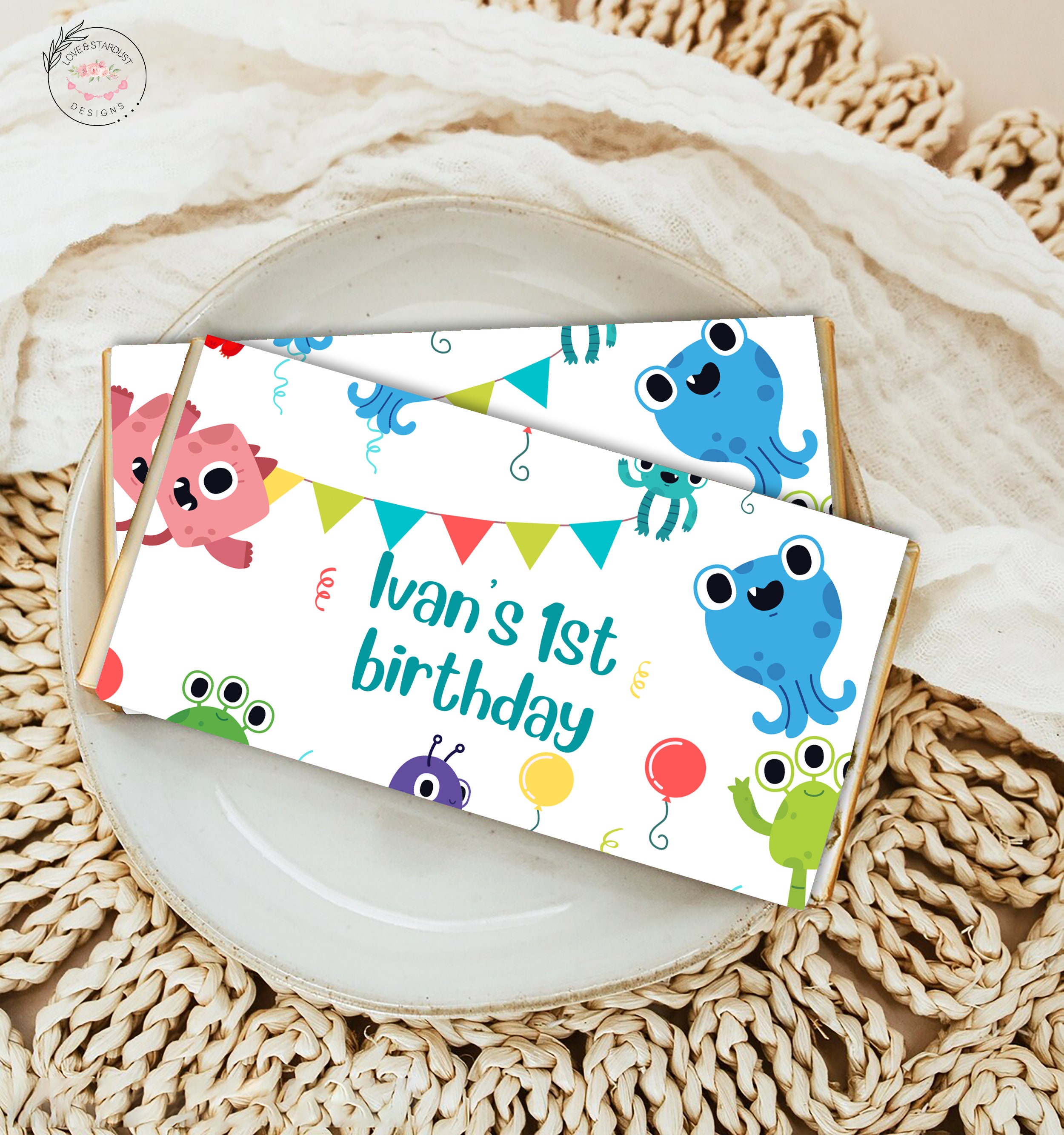 Monsters Banner Printable happy Birthday Pennant Banner Monsters ...