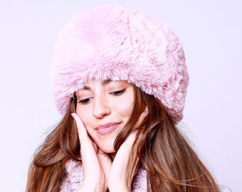 Fluffy Pink Hat | Etsy Ireland