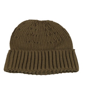 Olive Green Winter Fisherman Short Beanie , 18 Colors Crochet Man Docker Cap, Sailor Military Brimless Hat, Hatsquare Skull Dock Worker Hat