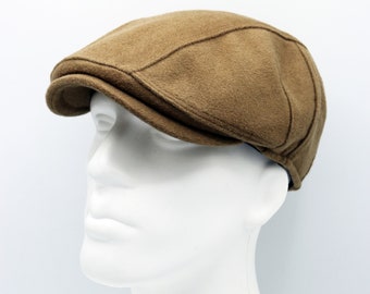 Camel Wool Flat Cap, Peaky Blinders Hat, Winter Baker Boy Hat, Irish flat cap, Hatsquare Newsboy Cap, Men Scarf Set, Christmas Gift, Man Hat