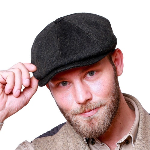 NEWSBOY BAKER BOY COUNTY TWEED PEAKY BLINDERS CABBY FLAT CAP MEDIUM 56-57cm NEWSBOY BAKER BOY COUNTY TWEED PEAKY BLINDERS CABBY FLAT CAP MEDIUM 56-57cm