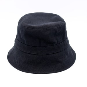 Black Cotton Bucket Hat, Hatsquare Bright Color Bucket Hat, One Size Hat,  Women Summer Hat, Sun Summer Hat, Cotton Bucket Hat