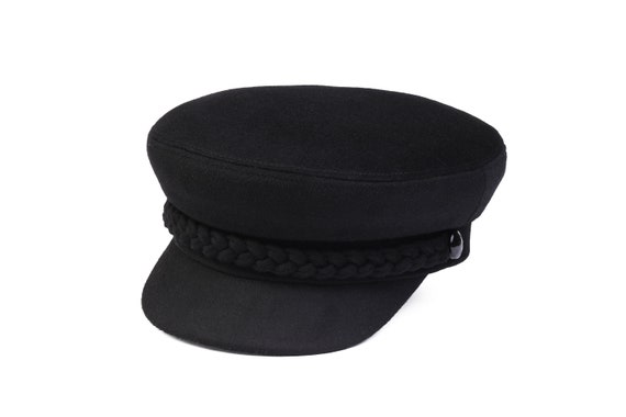 Black Man Wool Fiddler Sailor Hat S-XXL Size, Hatsquare Man