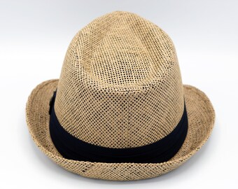 Camel Borsalino Straw Hat Holiday Hat 
