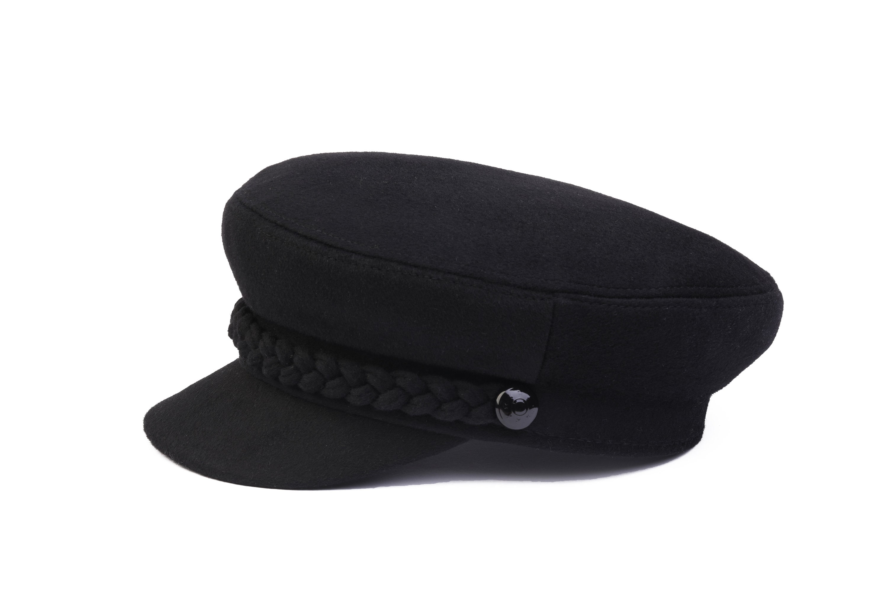 CREATIVA ?? WOMEN\'S BLACK WOOL WINTER NEWSBOY HAT Sumolux Women main image 2
