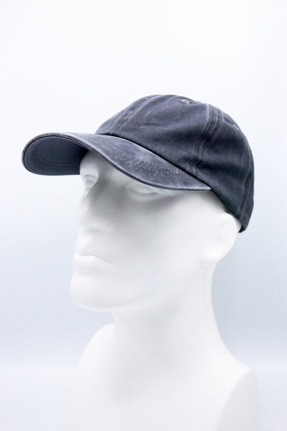 Gray Cotton Baseball Cap, Baseball Hat, Pigment Dyed Cap, Men Summer Hat,  Adjustable Baseball Cap, Women Summer Hat 