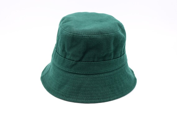 Dark Green Bucket Hat Bright Color 