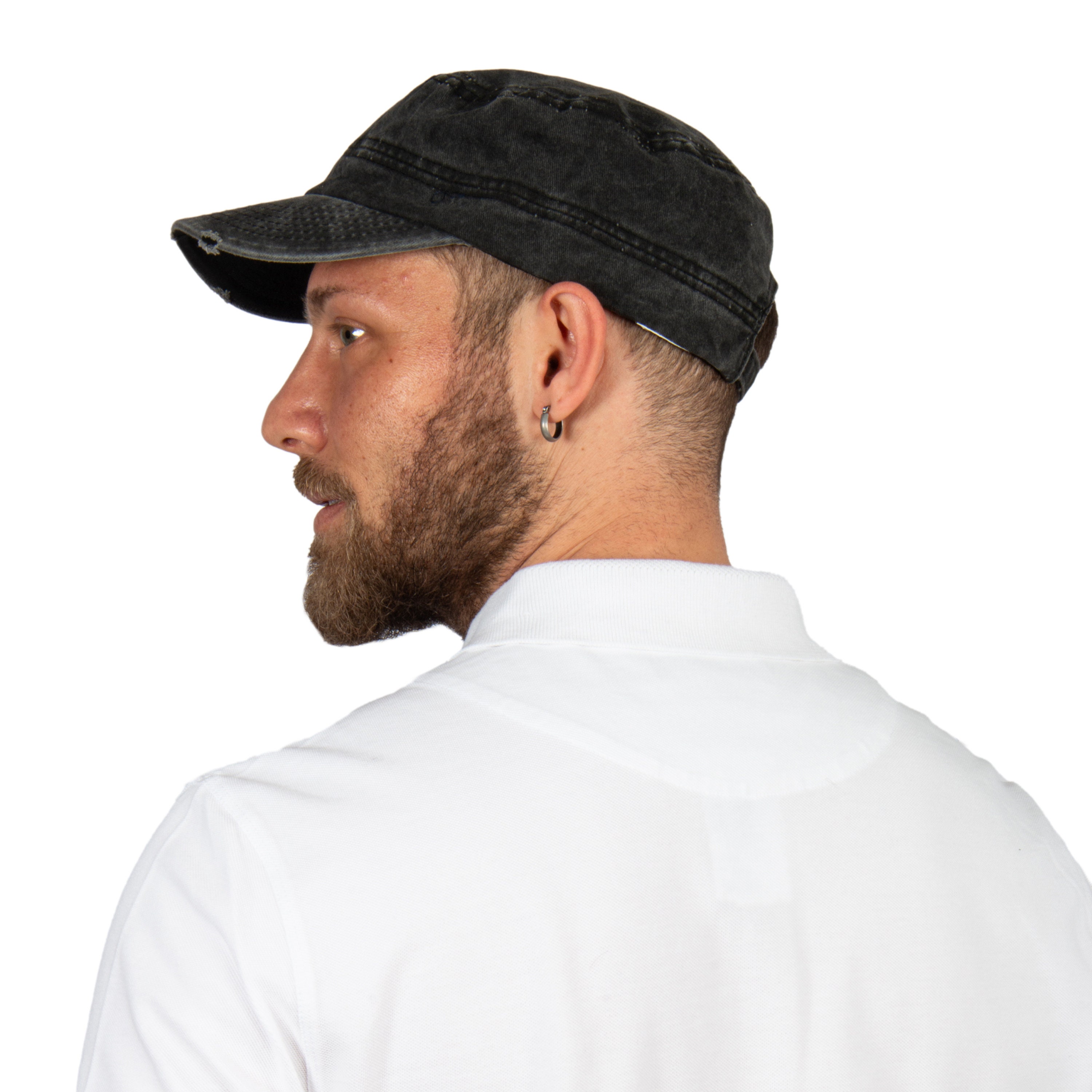 Basco Militare Nero Esercito Italiano - Foto 3