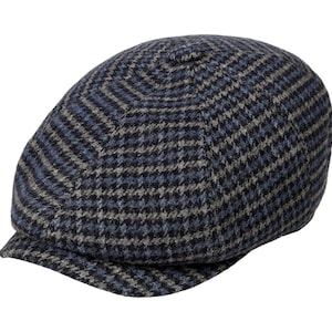 Houndstooth Wool 8 Panels Cap, Hatsquare Peaky Blinders Hat, Baker Boy Wool Hat, Irish flat cap, Man Newsboy Cap, Men Hat, Groomsmen Hat