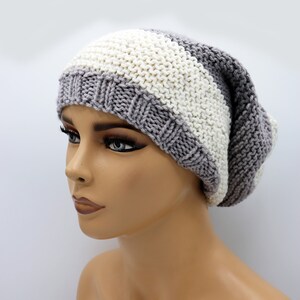 ON SALE - Colorful Winter Beanies, Handmade Knitting Hat, Slouchy Beanie, Handknit Beanie, Winter Women Hat, Winter Beanie