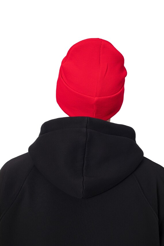 Navy Basic Beanie Cap, 24 Colors Soft Acrylic Unisex Beanie