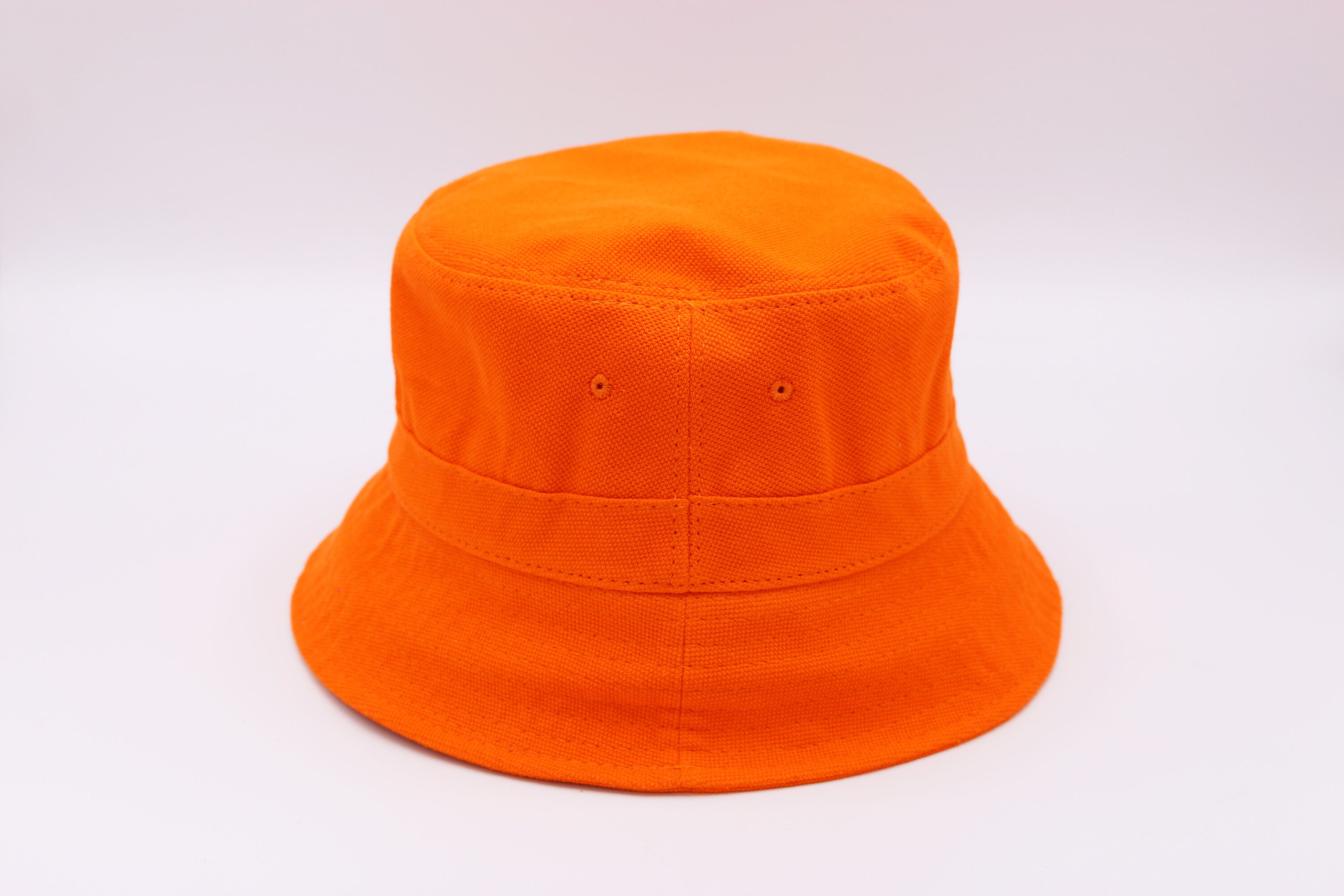 Neon Orange Bucket Hat Bright Color 