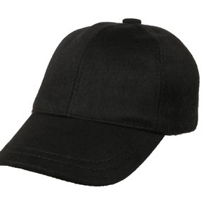 Black Wool Blend Baseball Hat, Hatsquare Baseball Cap, Winter Hat, Warm Hat, Men Baseball Cap, Christmas Gift, Sport Cap, Valentines Gift image 6