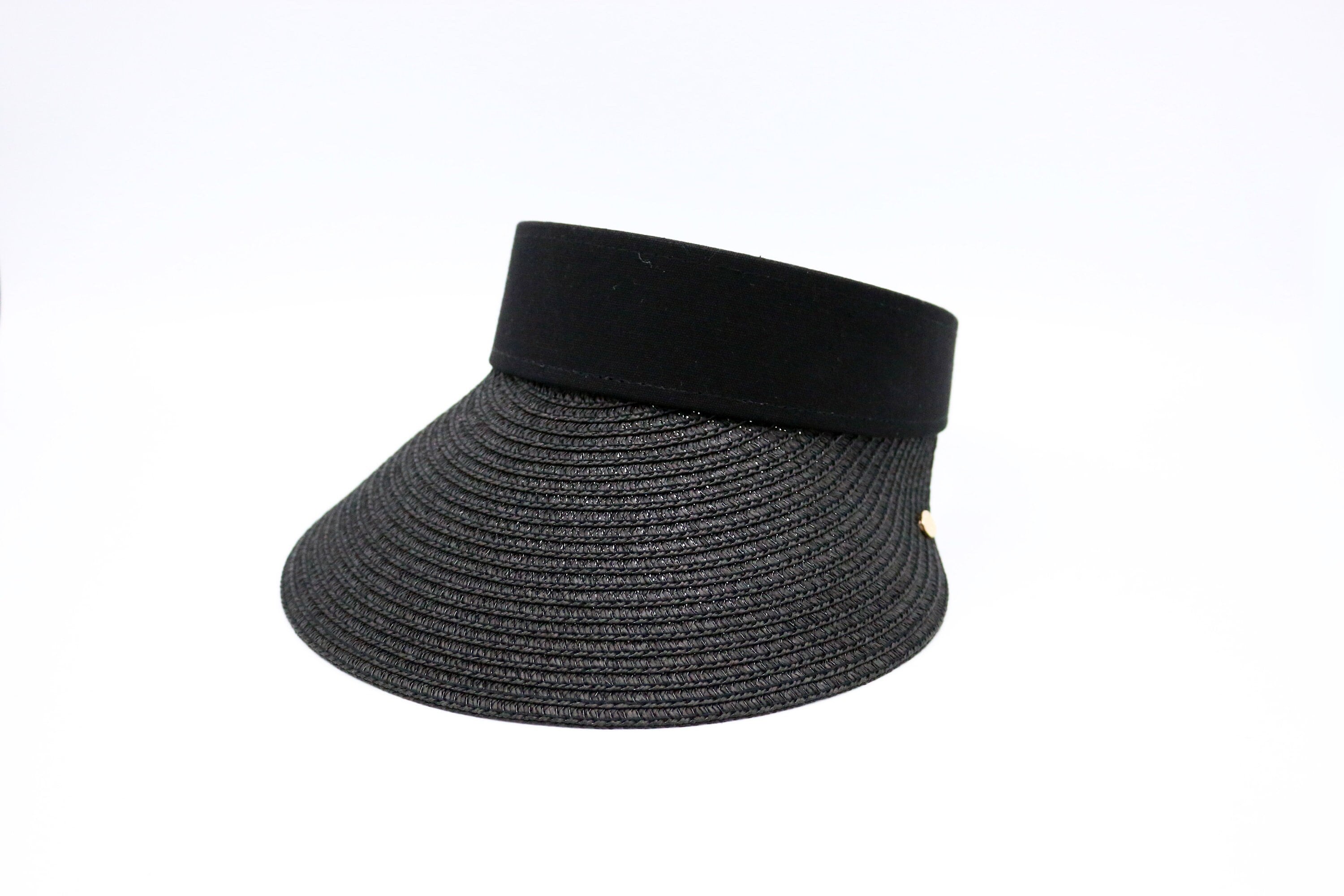 Black Woven Visor Women main image 4