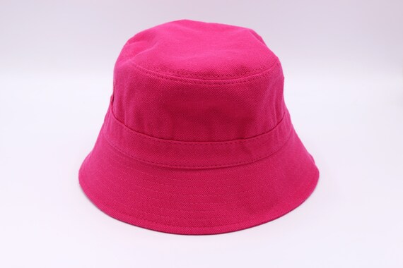 Neon Pink Bucket Hat Bright Color 