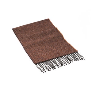 Brown Colors Wool Men Scarf, Suit Scarf, Scarves for Men, Winter Scarf, Wool Fabric Scarf, Birthday Gift, Christmas Gift, Groomsmen Scarf