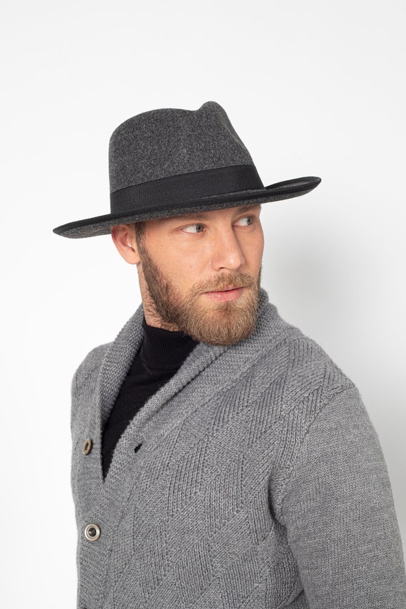 Gray Vegan Felt Fedora Hat, Hatsquare Men Winter Hat, Mid-stiff Fedora Hat, Women Wide Flat Brim Hat, Bridesmaid / Groomsman Hat - Etsy Gray Vegan Felt Fedora Hat, Hatsquare Men Winter Hat, Mid-stiff Fedora Hat, Women Wide Flat Brim Hat, Bridesmaid / Groomsman Hat - Etsy