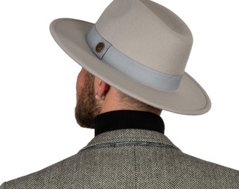 Sombrero Cowboy Azul Marino - 100% Lana Rígida - Hecho en España