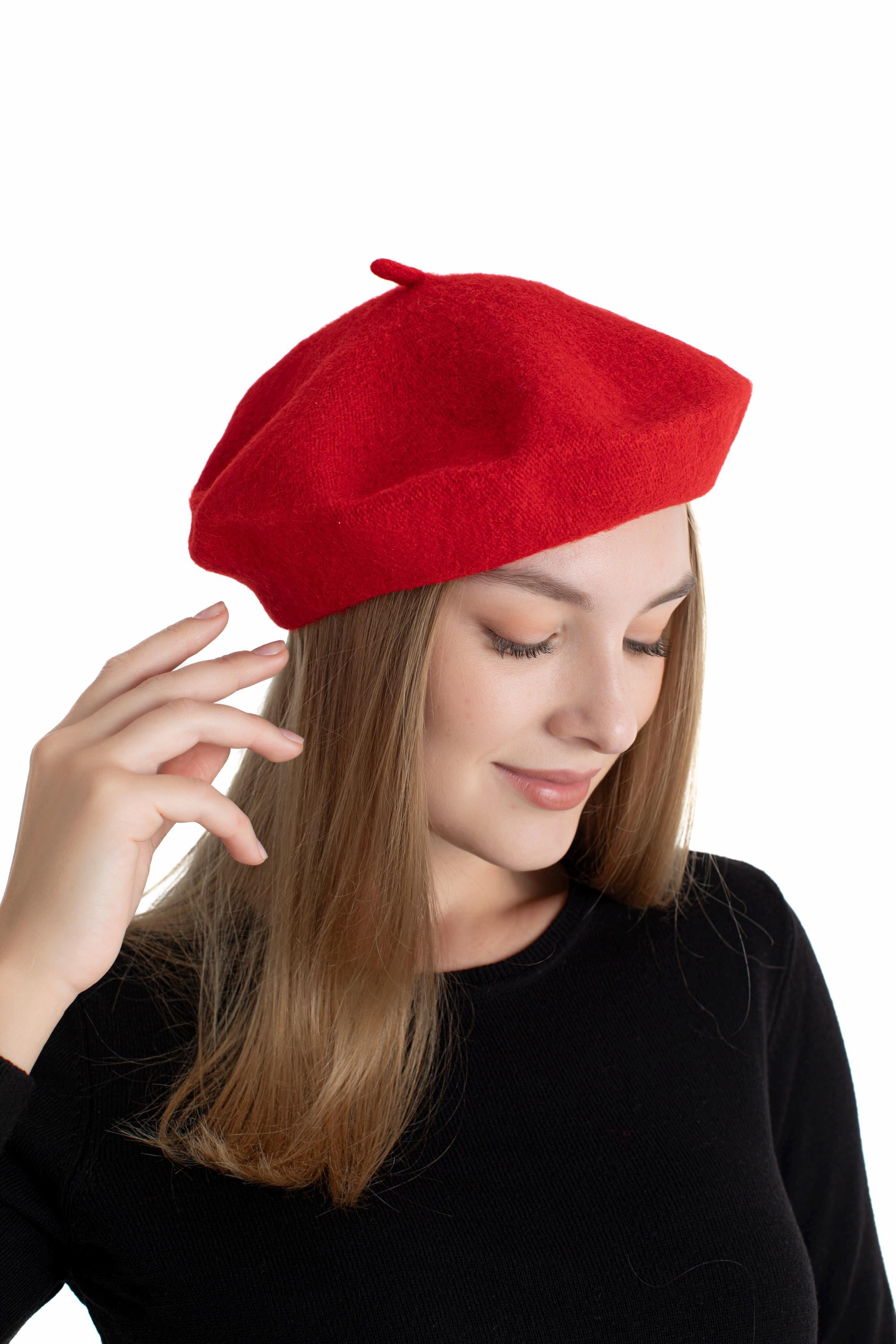 Luxylei Béret Français Pour Femme, Bonnet Respirant En Dentelle Pour Femme, Chapeau De Peintre, Chapeau Chic Printemps été Bonnet Pour Filles, BLANC