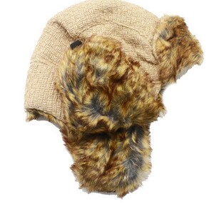 Bonnet aviateur en tissu à tricoter pour homme, chapeau en peau de mouton Faux Shearling, casquette de trappeur, chapeau d'hiver pour homme, chapeau à long oreillette, cadeau de Noël, cadeau d'anniversaire image 6