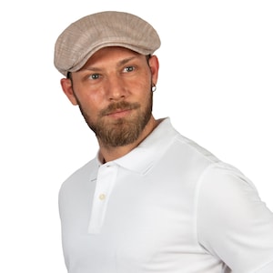 Casquette plate d'été en coton, chapeau Peaky Blinders, chapeau Baker Boy, casquette plate irlandaise, chapeau d'été léger pour homme, chapeau Ivy League, Spring Gatsby image 9