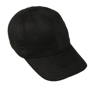 Black Wool Blend Baseball Hat, Hatsquare Baseball Cap, Winter Hat, Warm Hat, Men Baseball Cap, Christmas Gift, Sport Cap, Valentines Gift image 5