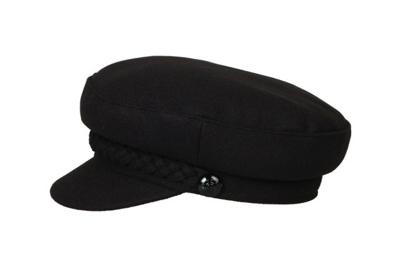 Lauren Ralph Lauren women Navy fisherman newsboy cabbie hat‎ Lauren Ralph Lauren Classic Greek Fisherman Hat - Macy main image 3