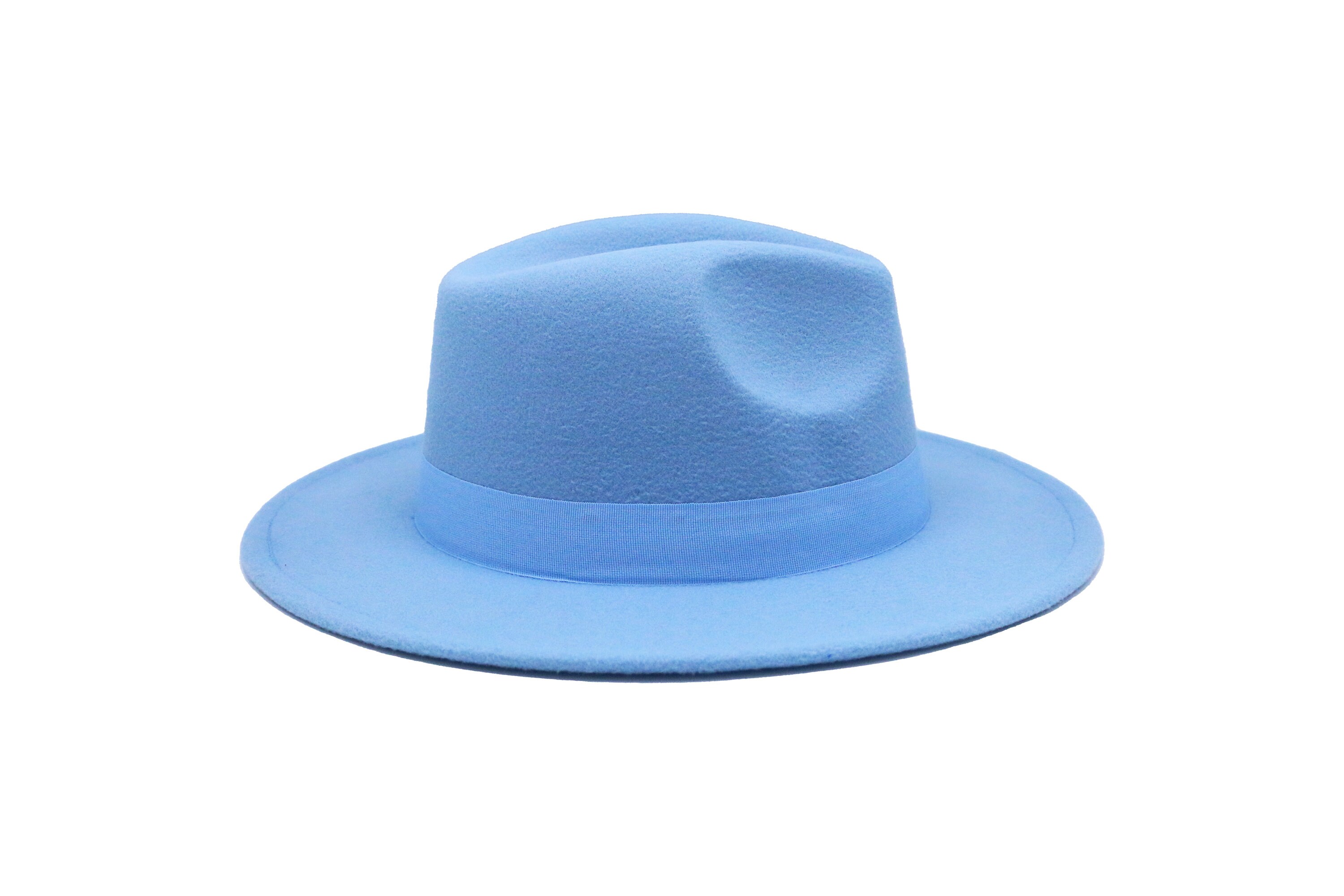 Felt Fedora Festival Hat Baby Blue Boho Chic Coachella style THUMBNAIL-DONTREMOVED-43.png?v  main image 2