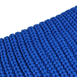 Blue Oversize Extra Long Chunky Scarf, Unisex Winter Hand Knitted Shawl ...