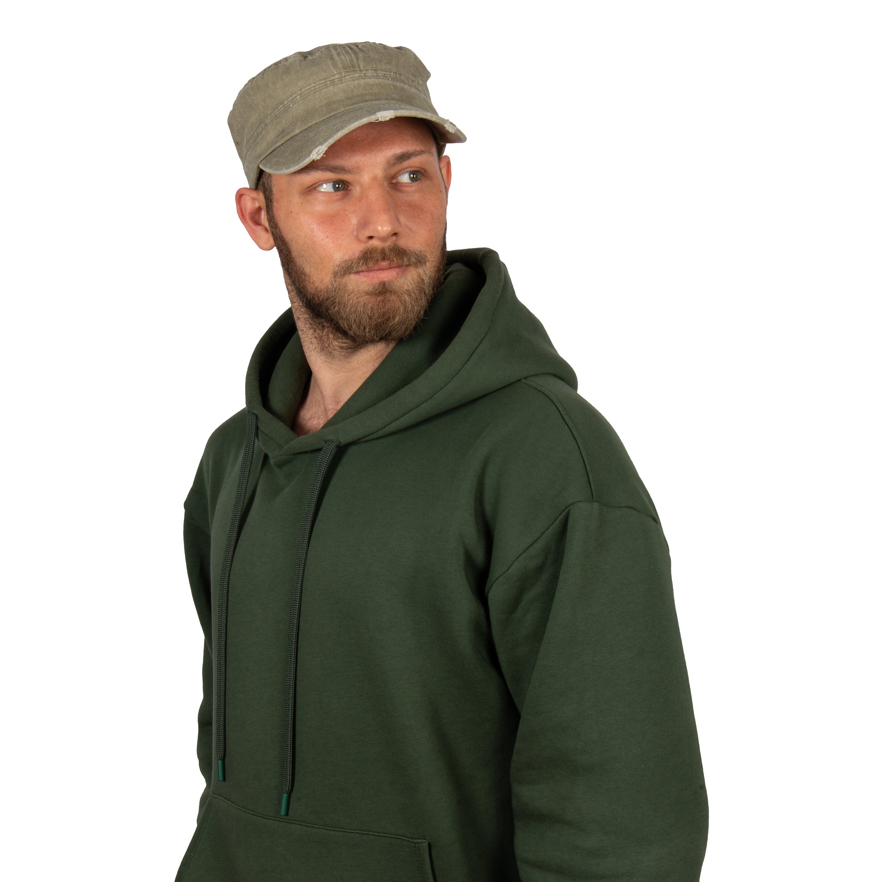 Light Khaki Summer Pigment Dyed Cotton Military Cap, Army Style Hat ...