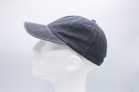 Gray Cotton Baseball Cap, Baseball Hat, Pigment Dyed Cap, Men Summer Hat, Adjustable Baseball Cap, Women Summer Hat