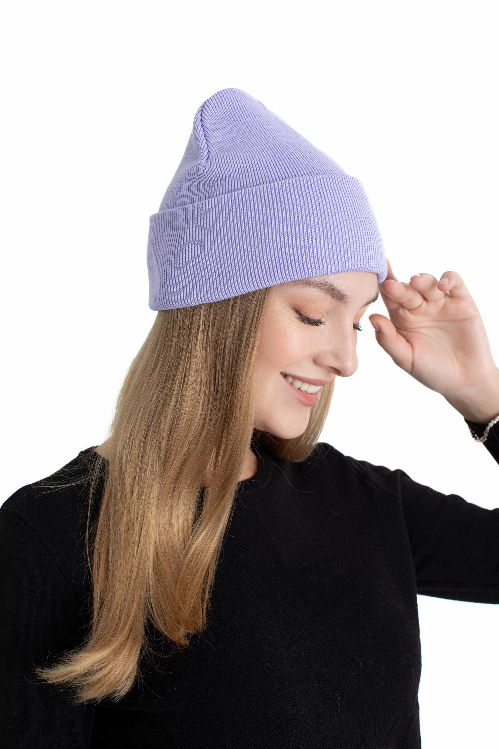 Gray Basic Beanie Cap, 24 Colors Soft Acrylic Unisex Beanie