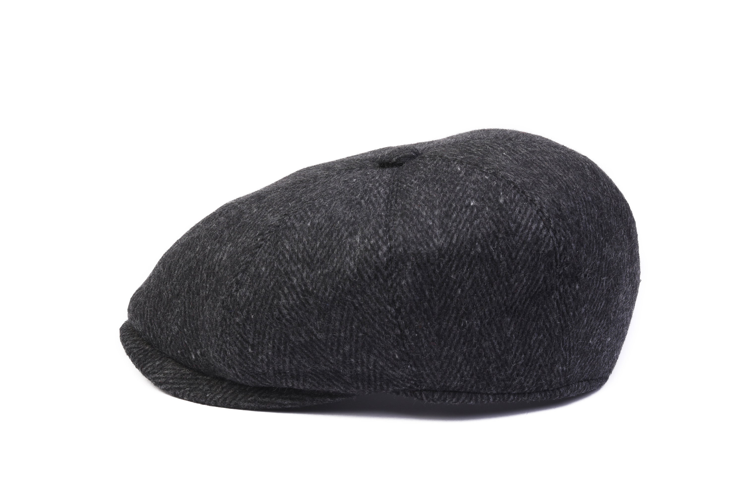TOSKATOK Casquette Baker Boy 8 Panneaux Tweed Laine Mélangée Unisexe Homme Femme
