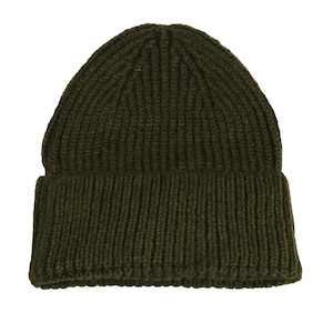 Dark Green Seamless Beanie Cap, Acrylic Unisex Beanie, Hatsquare Winter Beanie, Man Skull Cap, Cuffed Knit Beanie, Women Super Soft Beanie