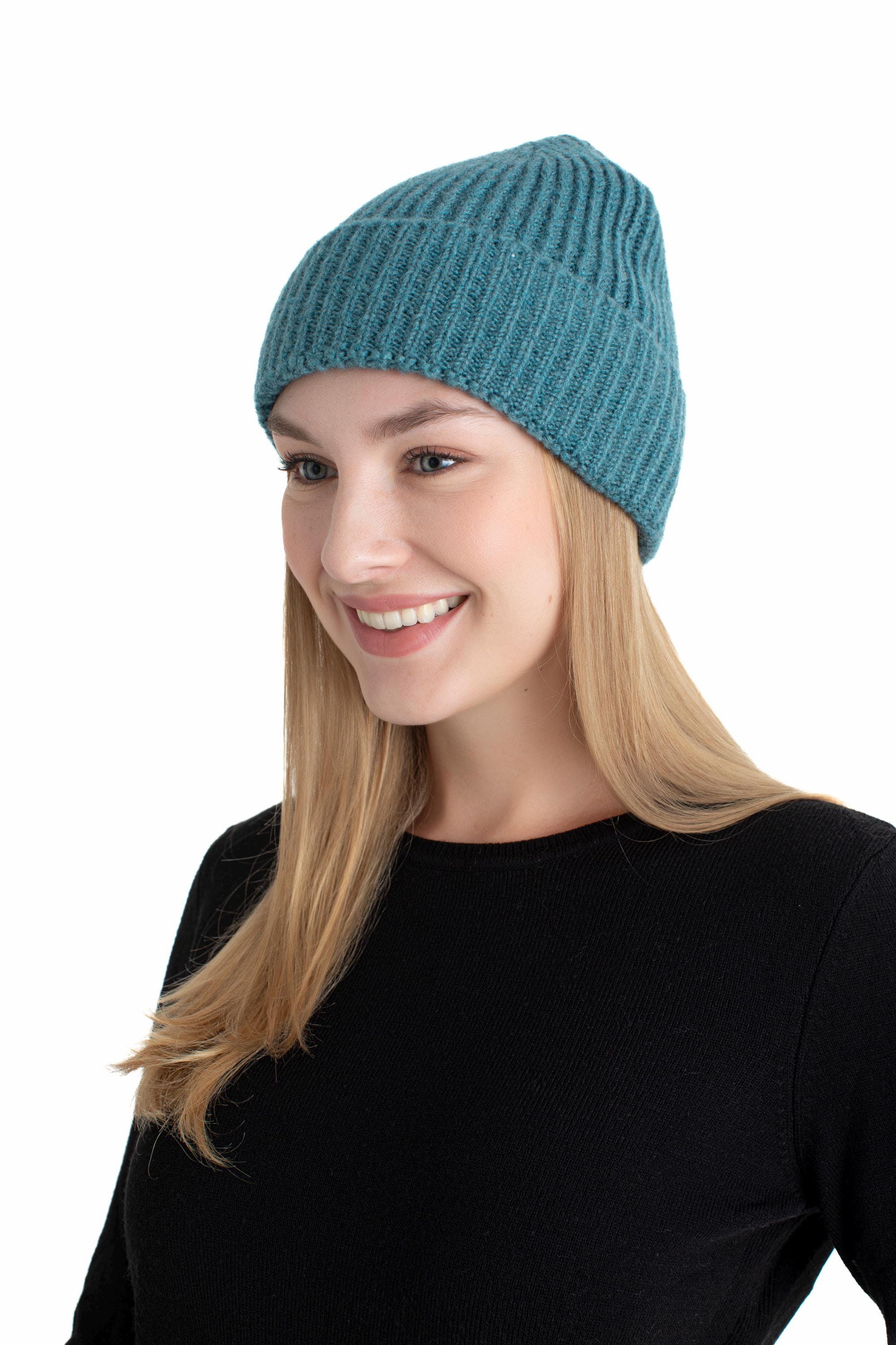 ❤️NEW!❤️ Handmade Winter Hat Blue, aqua, gray? Traditional Scandinavian Woolen Winter Hat With Nordic Fair  main image 4