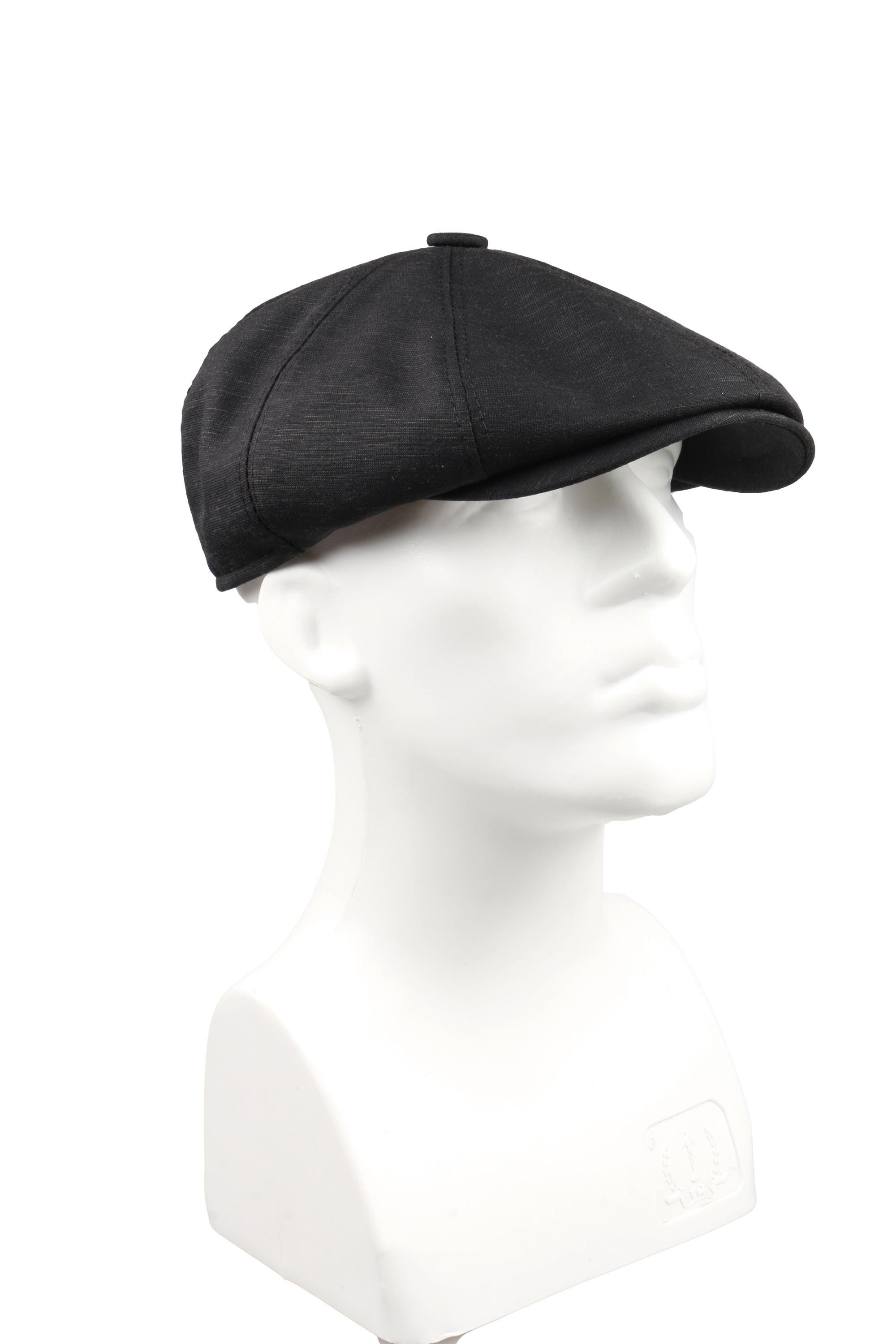 Berretto Piatto Bianco In Lino E Cotone Per Uomo - Stile Peaky Blinders, Bowling, Estivo