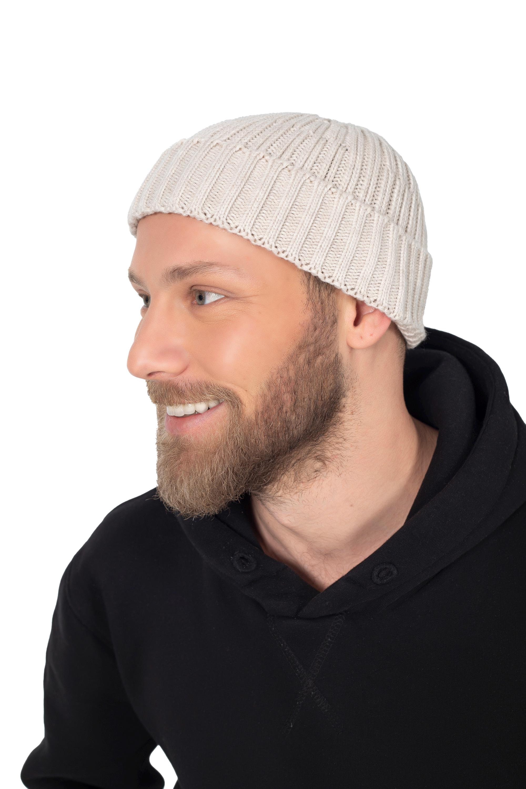 Chapeau Docker Homme Été - Casquette Sans Bord Tendance Motif Montagne
