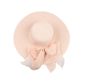 Sombrero de paja de ala ancha estilo vintage romántico rosa, sombrero de fiesta con doble lazo, sombrero de verano para mujer, sombrero de playa, sombrero para el sol plegable bohemio, sombrero de dama de honor