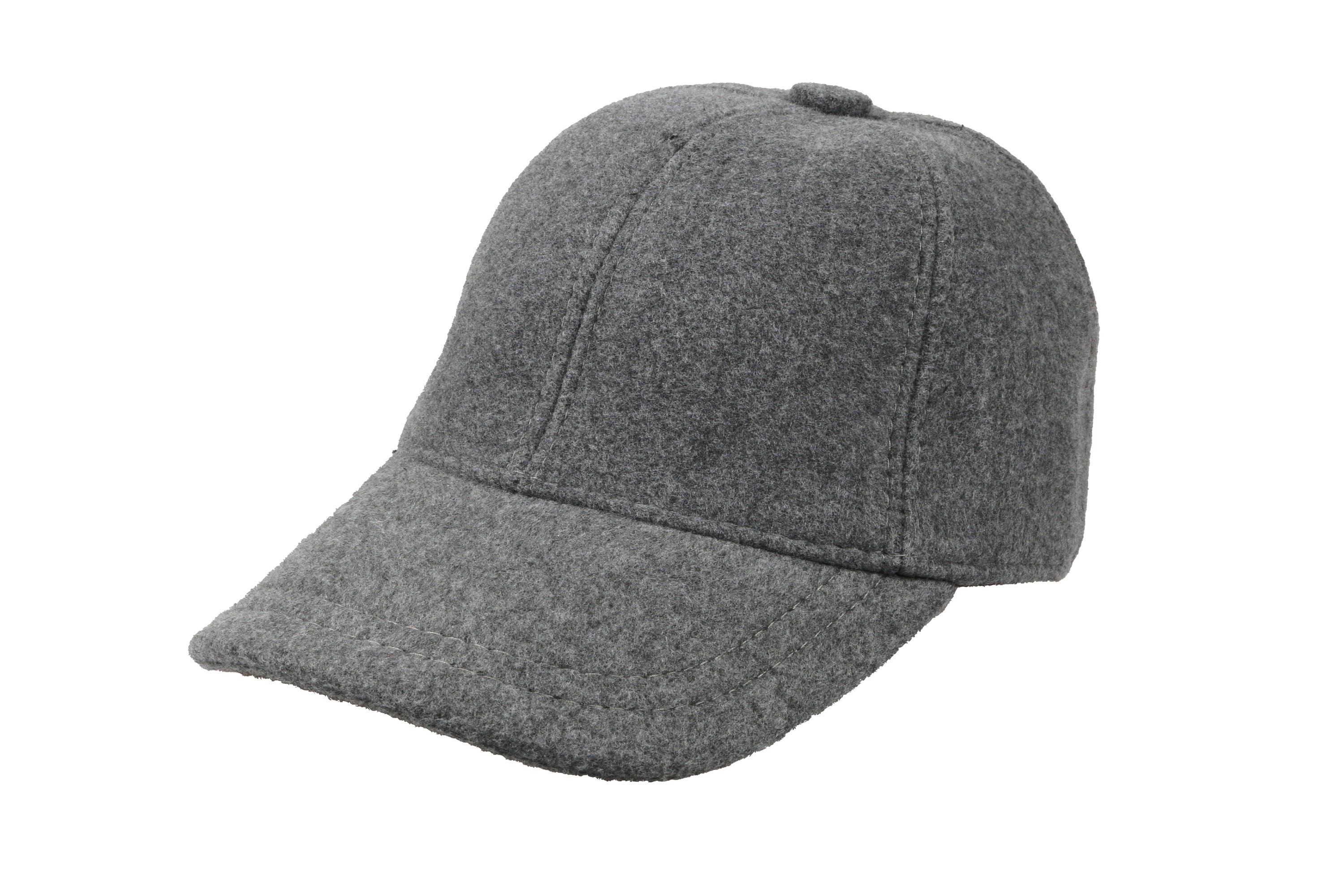 Gray Wool Blend Baseball Hat, Hatsquare Baseball Cap, Winter Hat, Warm Hat, Men Baseball Cap, Christmas Gift, Sport Cap, Valentines Day