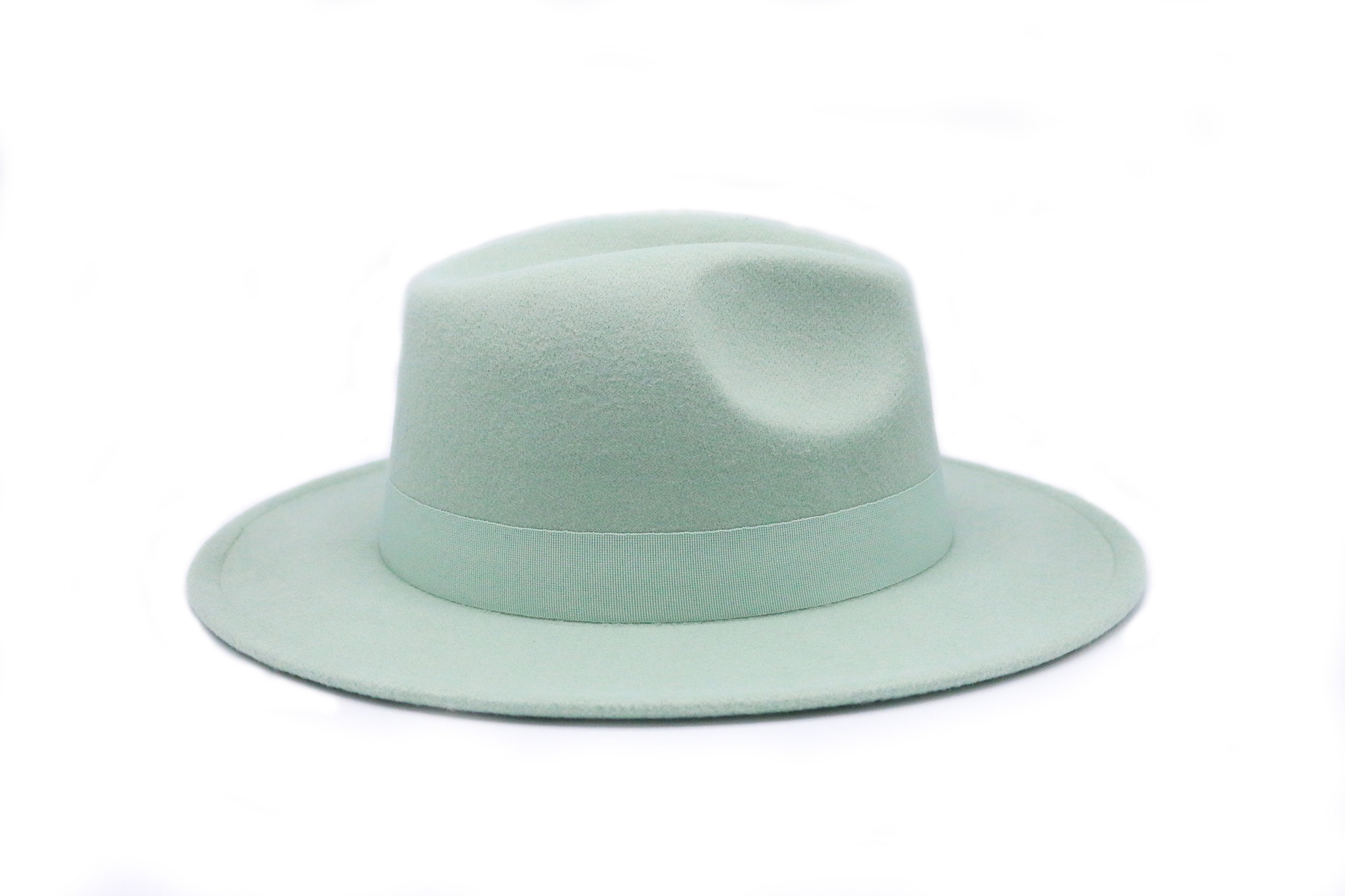 LADIES MINT GREEN FEDORA HATS Angela & William Women main image 2