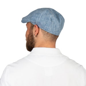 Casquette plate d'été en coton, chapeau Peaky Blinders, chapeau Baker Boy, casquette plate irlandaise, chapeau d'été léger pour homme, chapeau Ivy League, Spring Gatsby image 7