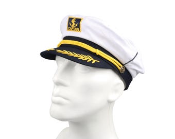 Black Man Wool Fiddler Sailor Hat S-XXL Size, Hatsquare Man Sailor